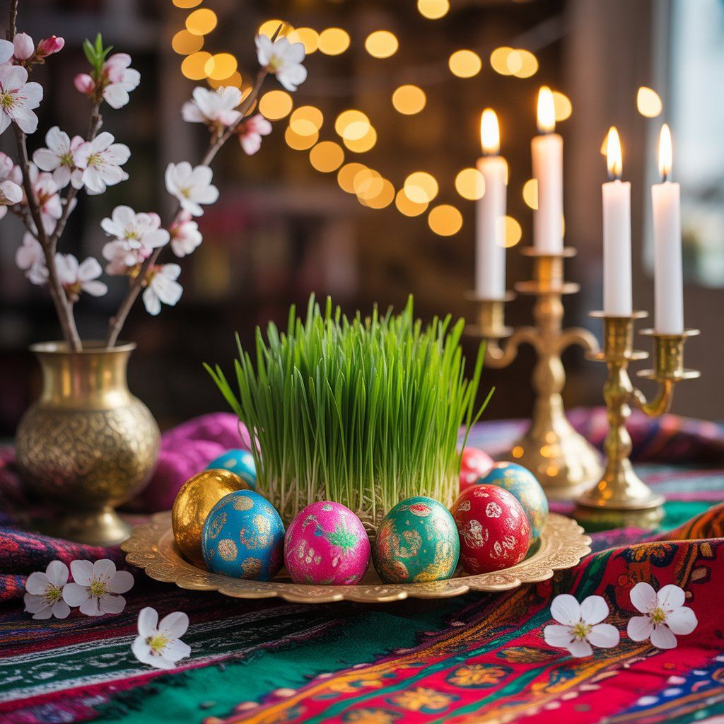 Międzynarodowy Dzień Nowruz - kwadrat. Darmowa dostawa.*