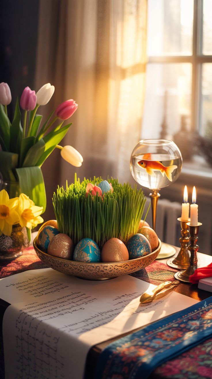 Międzynarodowy Dzień Nowruz - orientacja pionowa. Darmowa dostawa.*
