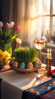Międzynarodowy Dzień Nowruz - orientacja pionowa. Darmowa dostawa.*