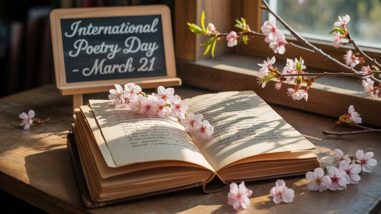 Międzynarodowy Dzień Poezji - orientacja pozioma. Darmowa dostawa.*