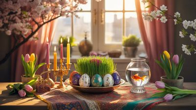 Międzynarodowy Dzień Nowruz - orientacja pozioma. Darmowa dostawa.*