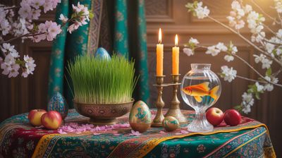 Międzynarodowy Dzień Nowruz - orientacja pozioma. Darmowa dostawa.*