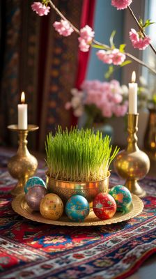 Międzynarodowy Dzień Nowruz - orientacja pionowa. Darmowa dostawa.*