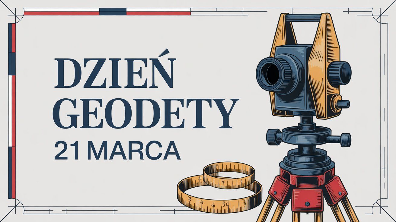 Dzień Geodety - orientacja pozioma. Darmowa dostawa.*
