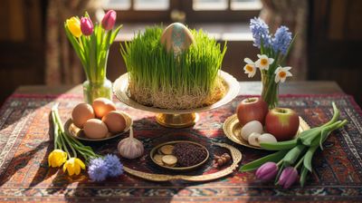 Międzynarodowy Dzień Nowruz - orientacja pozioma. Darmowa dostawa.*
