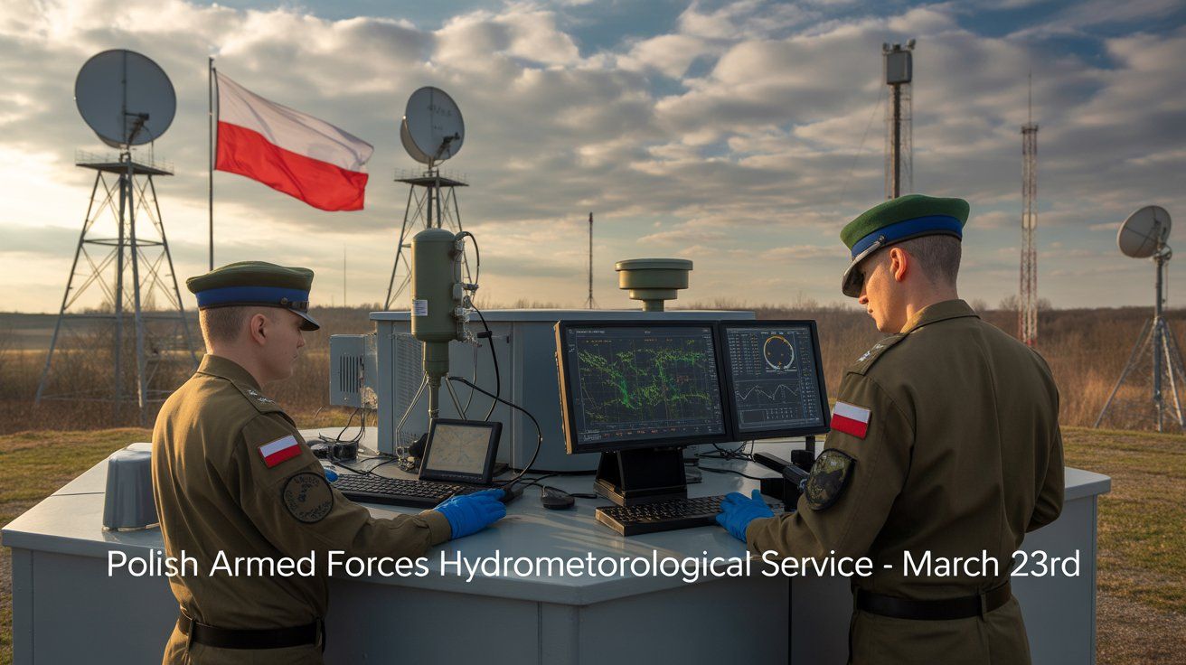 Święto Służby Hydrometeorologicznej Sił Zbrojnych - orientacja pozioma. Darmowa dostawa.*