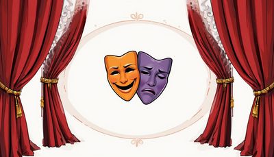 Międzynarodowy Dzień Teatru - orientacja pozioma. Darmowa dostawa.*
