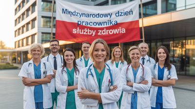 Dzień Pracownika Służby Zdrowia - orientacja pozioma. Darmowa dostawa.*
