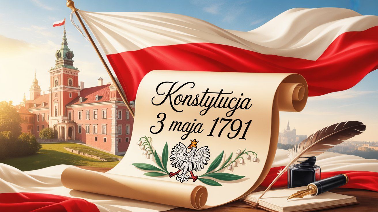 Święto Konstytucji 3 Maja - orientacja pozioma. Darmowa dostawa.*
