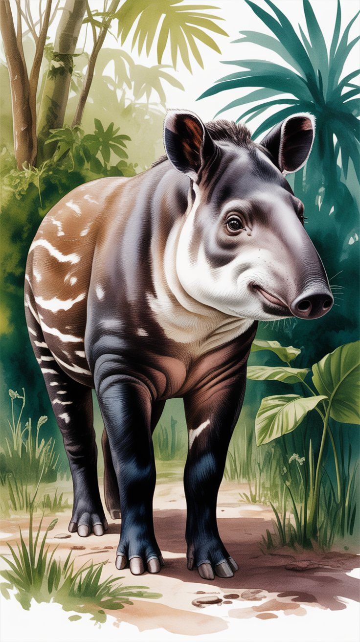 Światowy Dzień Tapira - orientacja pionowa. Darmowa dostawa.*