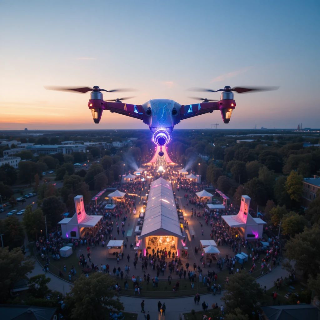Dzień Dronów - kwadrat. Darmowa dostawa.*