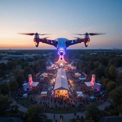 Dzień Dronów - kwadrat. Darmowa dostawa.*
