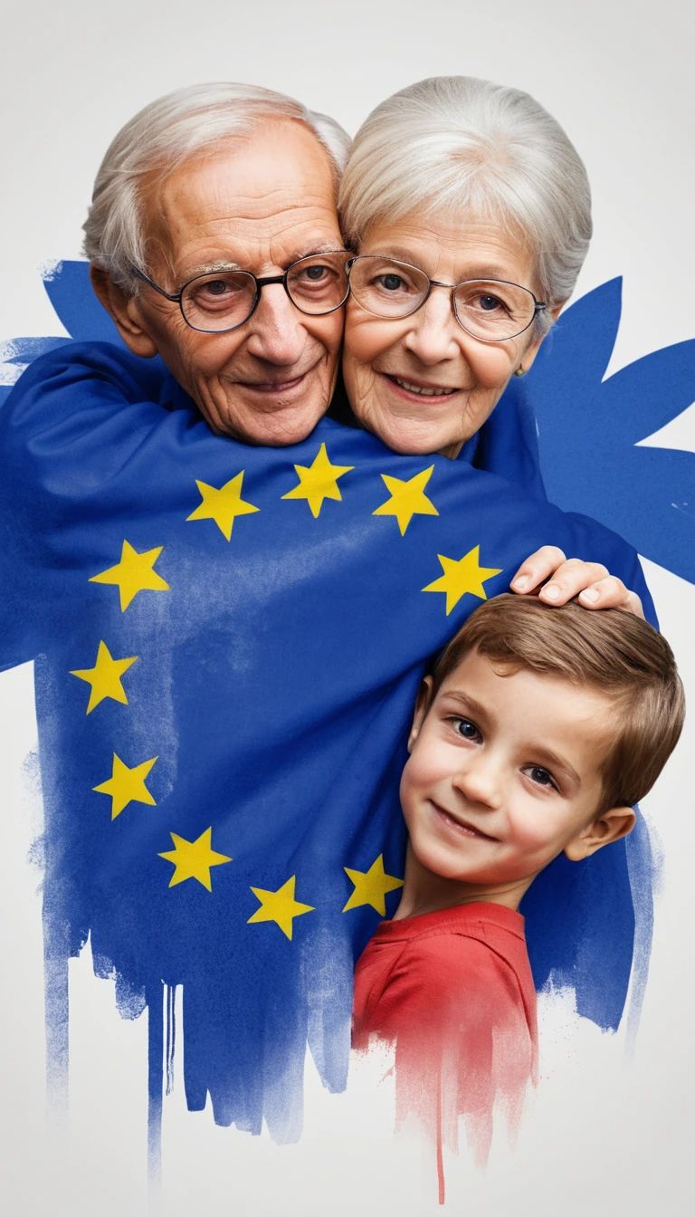 Dzień Solidarności Międzypokoleniowej - orientacja pionowa. Darmowa dostawa.*