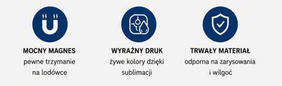 10 szt. "magnesów na lodówkę" 5x10 cm lub 10x5 cm z Twojego zdjęcia. Darmowa dostawa.