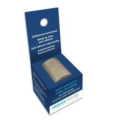 zelfklevende afwerkend voor kopsecanten van vensterbanken 300x35x0,5mm