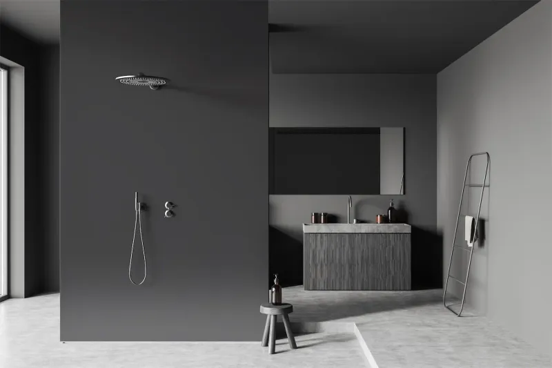 velvet showerwall  antracite