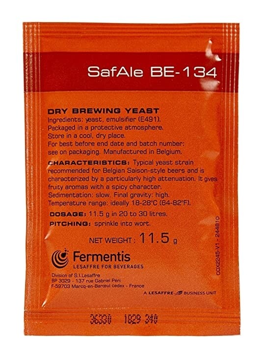 Levadura Fermentis Safale Be134