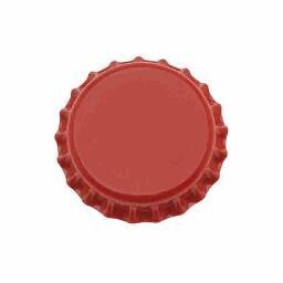 Chapas Corona de 26 mm color Roja (Un ciento de unidades)