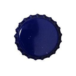 Chapas Corona de 26 mm color Azul (Un ciento de unidades)