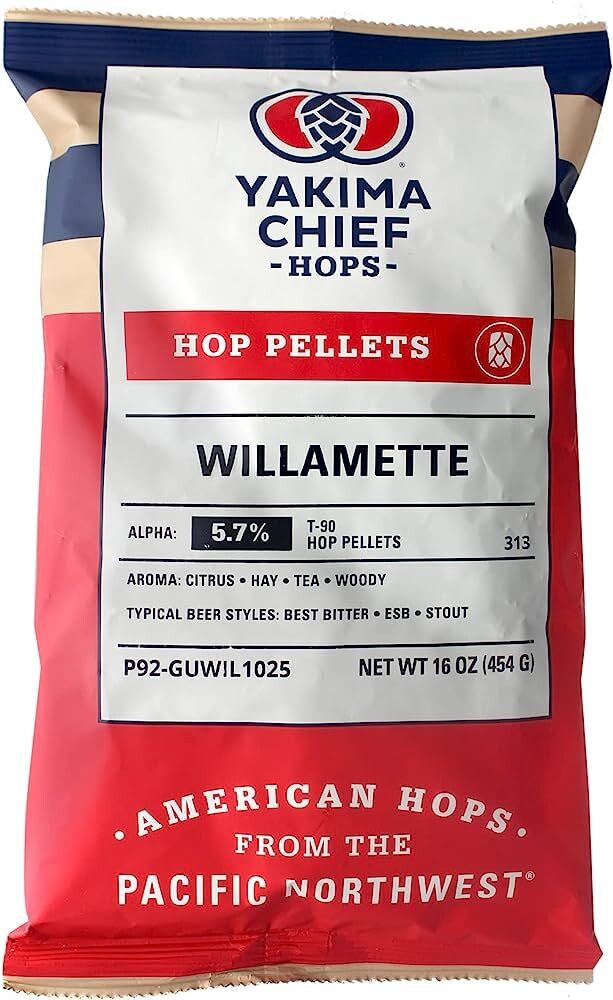Willamette lúpulo en pellets 1 Libra (454 gr)