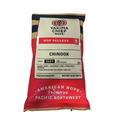 Chinook Lúpulo en pellets bolsa de 1 libra (454 gr)