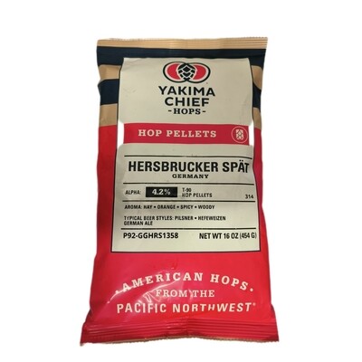 Hersbrucker Lúpulo en pellets bolsa de 1 libra (454 gr)
