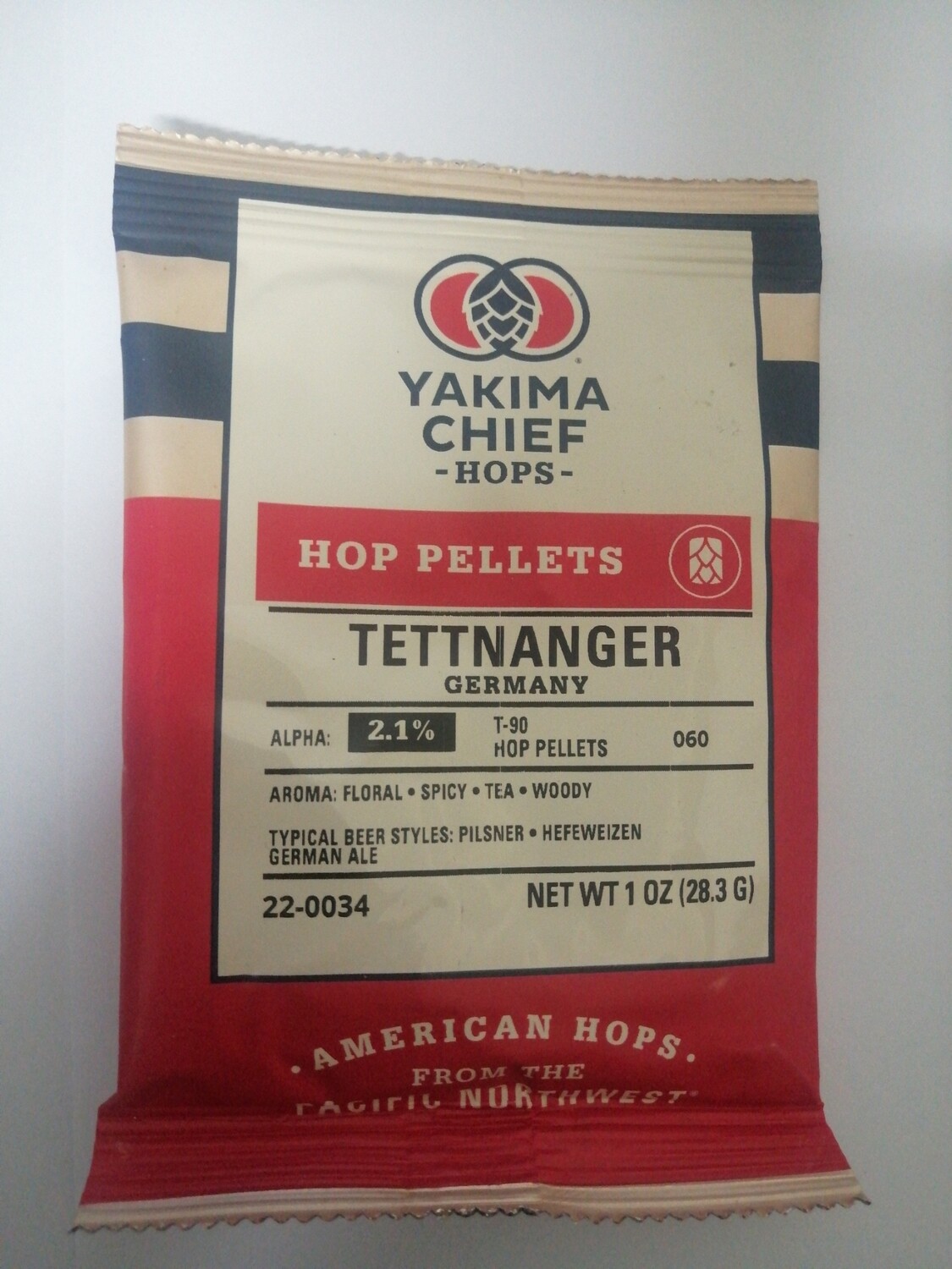 Tettnanger lúpulo en pellets bolsa de 1 Oz (28 gr)