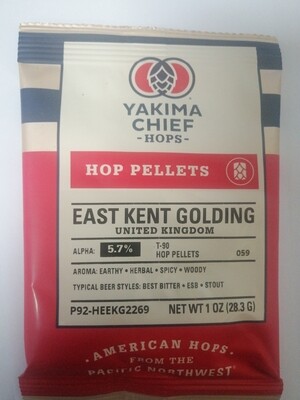 East Kent Golding lúpulo en pellets 1 oz (28 gr)