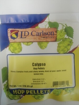 Calypso lúpulo en pellets bolsa de 1 Oz (28 gr)