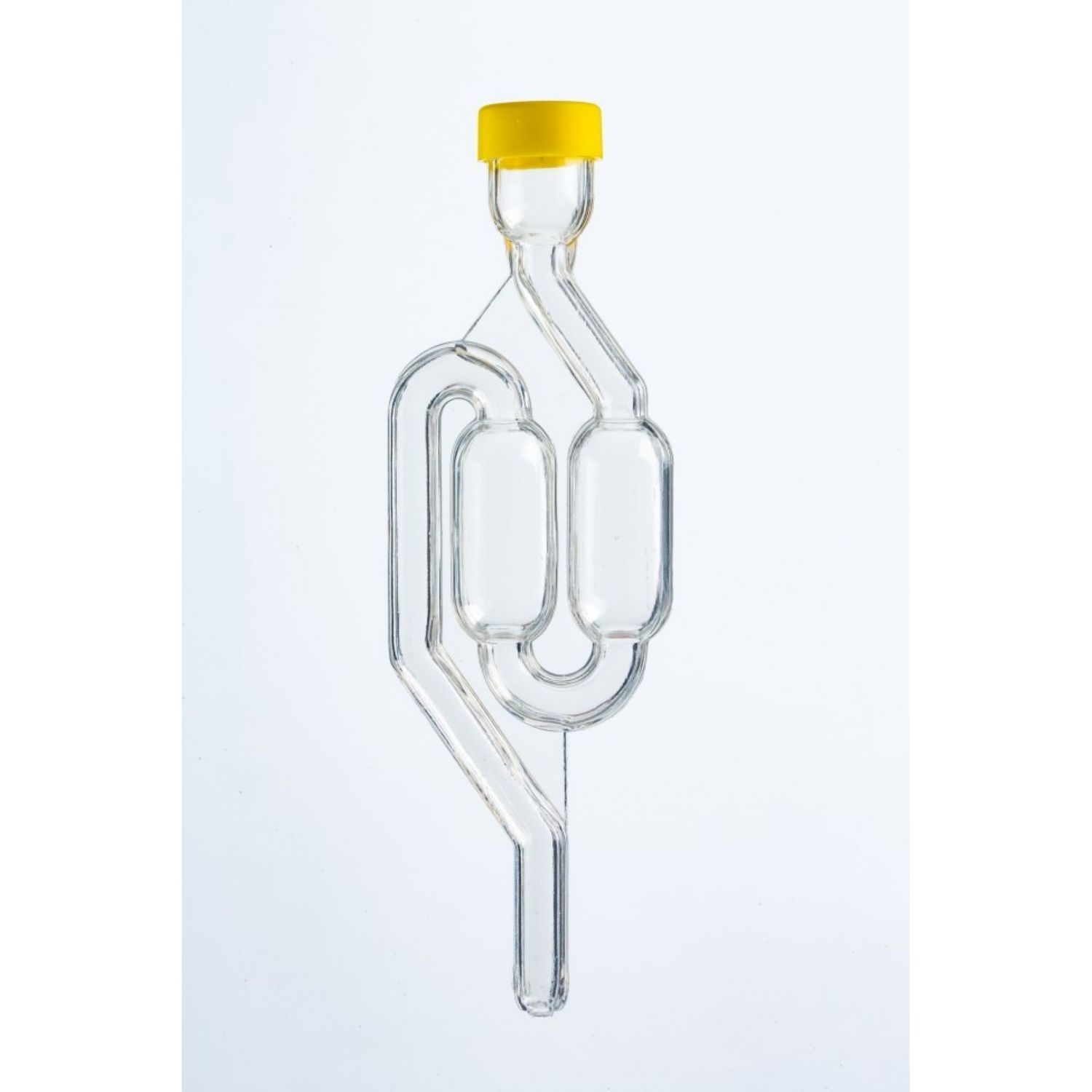 Airlock de Doble Burbuja Económico (Tipo S) para Fermentación - Grado Alimenticio