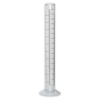 Probeta Graduada de 320 ml – Plástico de Alta Resistencia , resistente al alcohol