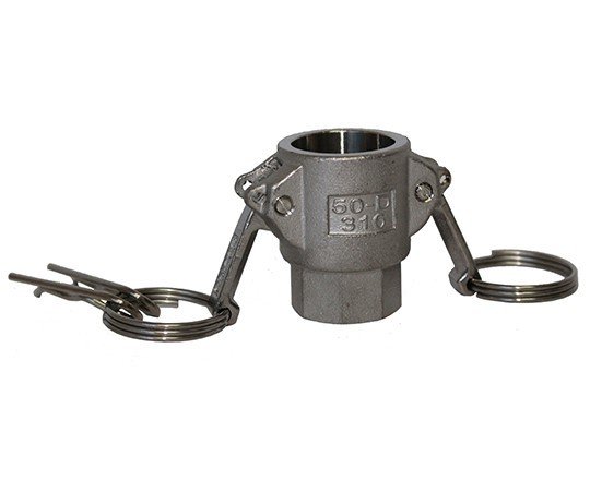 camlock tipo D de acero inoxidable de 1/2 pulgada