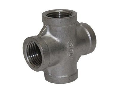 conector en forma de Cruz de acero inoxidable de 1/2 pulgada