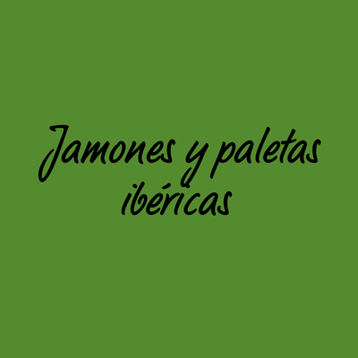 JAMONES Y PALETAS IBÉRICAS