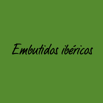 EMBUTIDOS IBÉRICOS