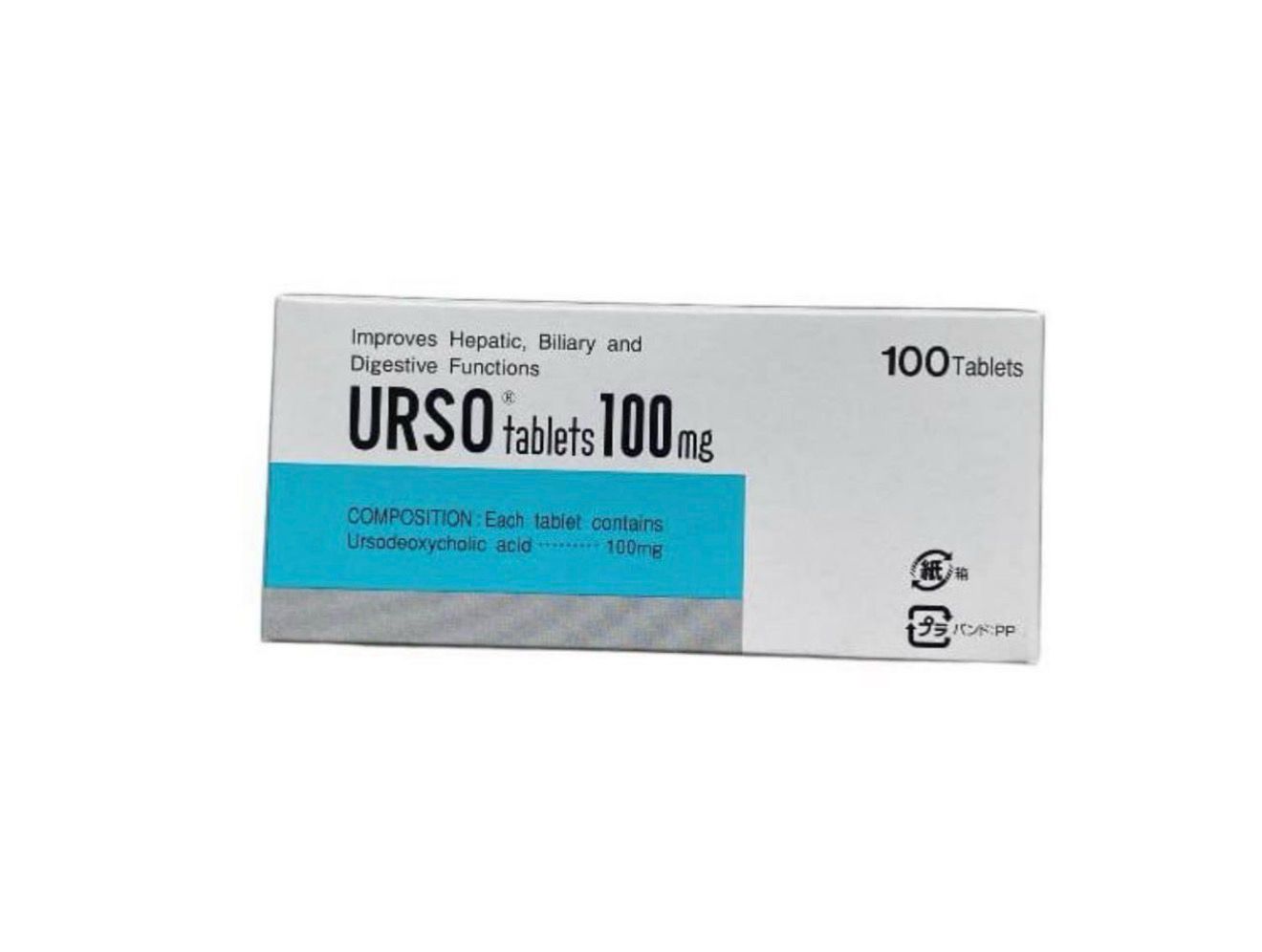 Urso 100 mg, 100 tablets.