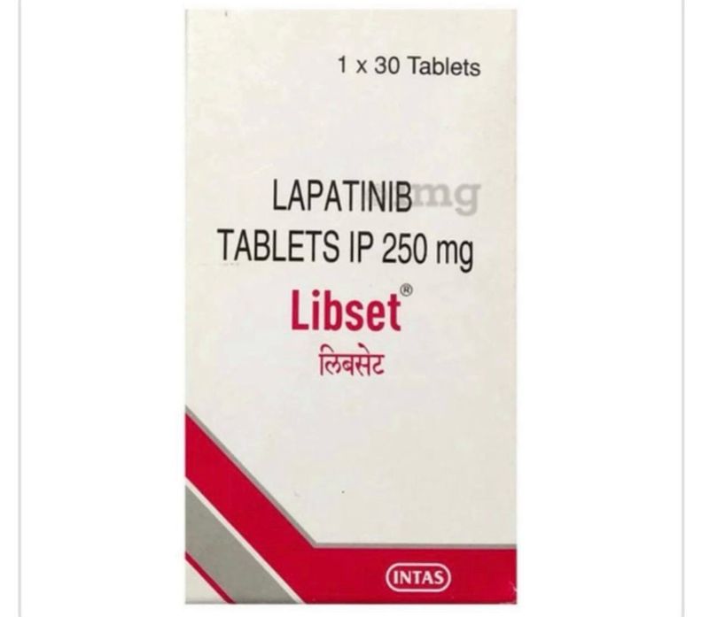 Lapatinib 250 mg, 30 tablets.