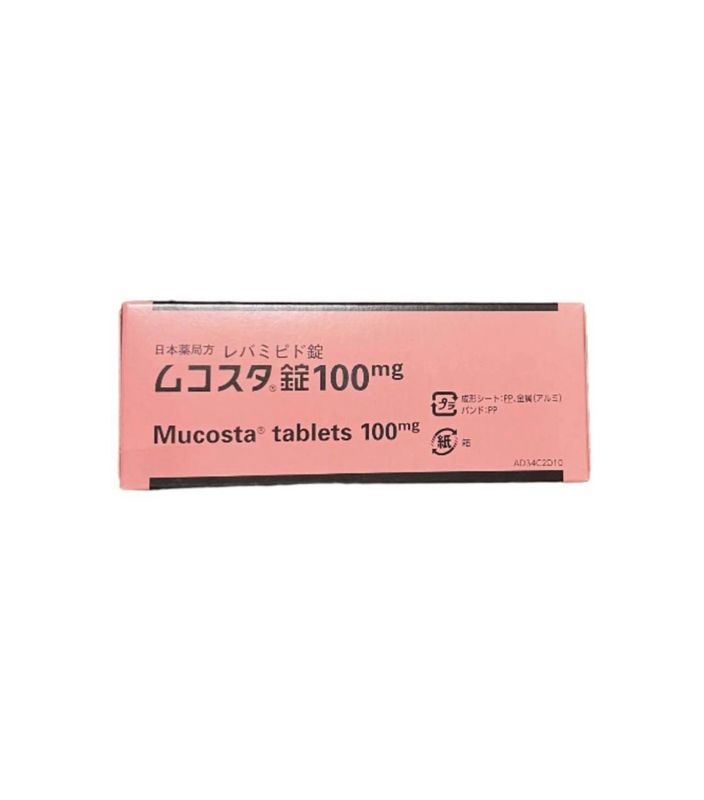 Mukosta 100 mg 100/500 tablets.