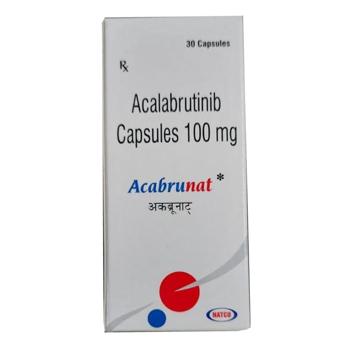 Acabrunat (Acalabrutinib) 100 mg 30 capsules