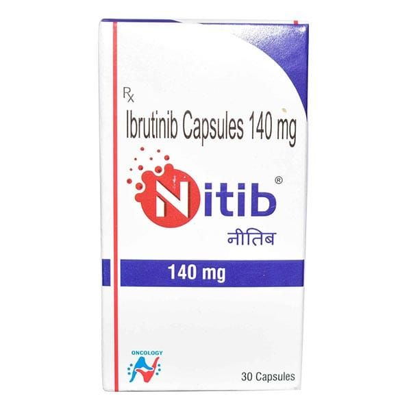 Nitib (ibrutinib) 140 mg, 30 capsules.