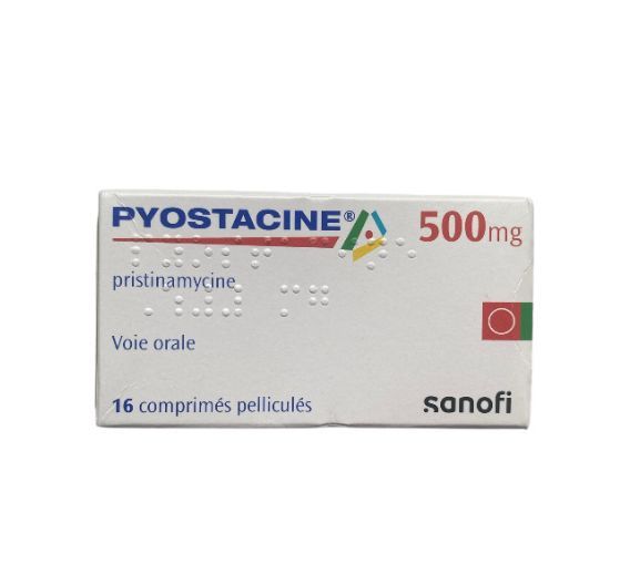 Pyostacin (Pristinamycin) 500mg 16 Tablets