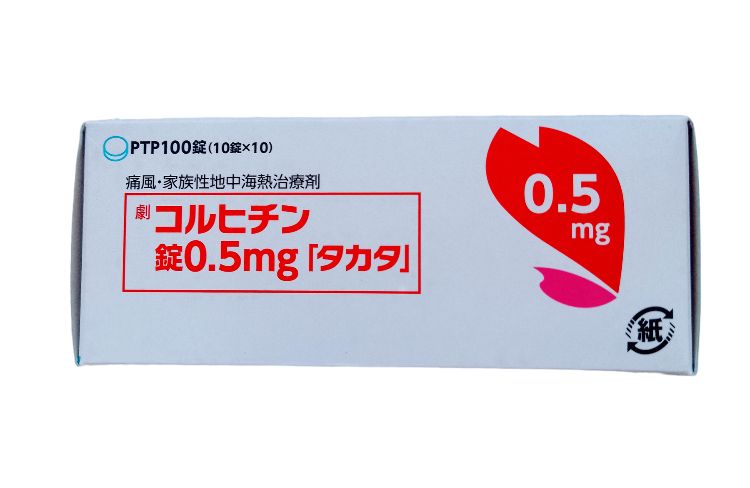 COLCHICIN 0.5 mg (Taka-Ta), 100 tablets.