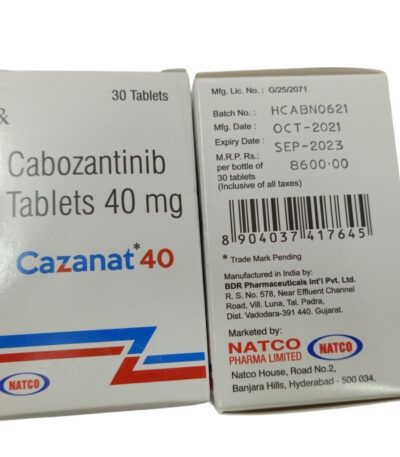 Cabozantinib Cazanat 20 / 40 / 60 mg, 30 Tablets.