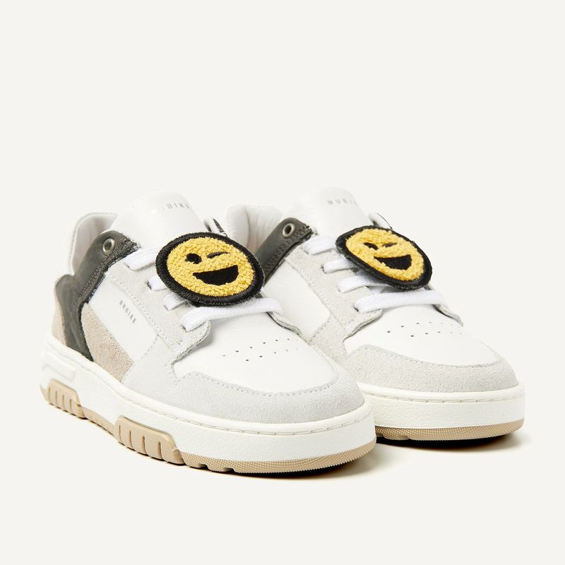 Nubikk Basket Court JR - White/ Grey