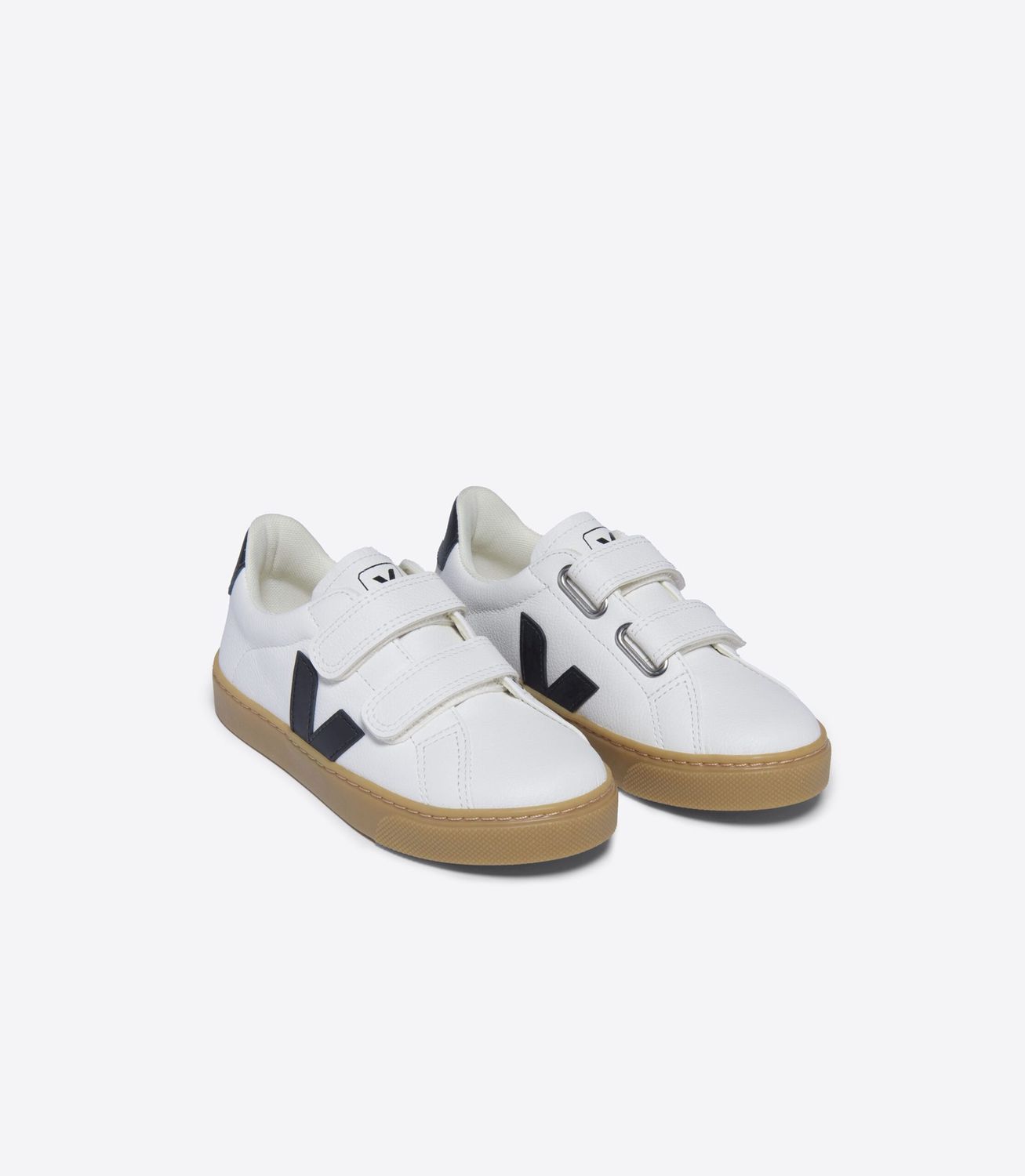 Veja // Small Esplar Extra White - Black Naturel, Maat: 23