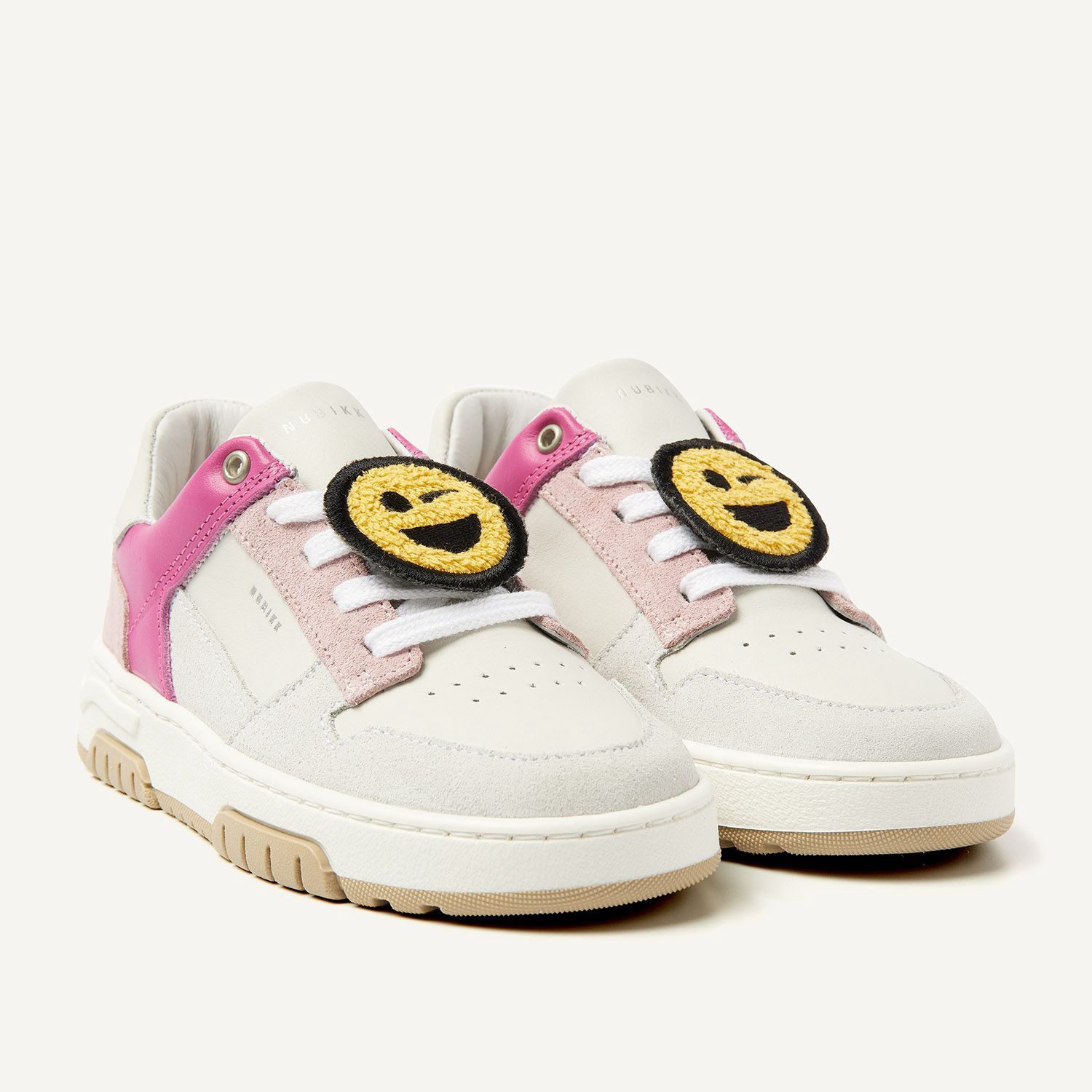Nubikk Basket Court JR - Ice Combi Pink, Maat: 23