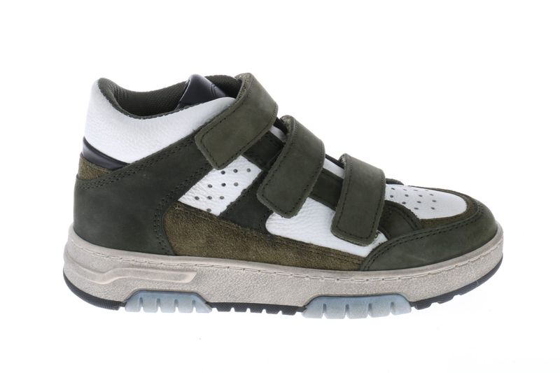 HIP basketsneaker met klittenband - olijfgroen