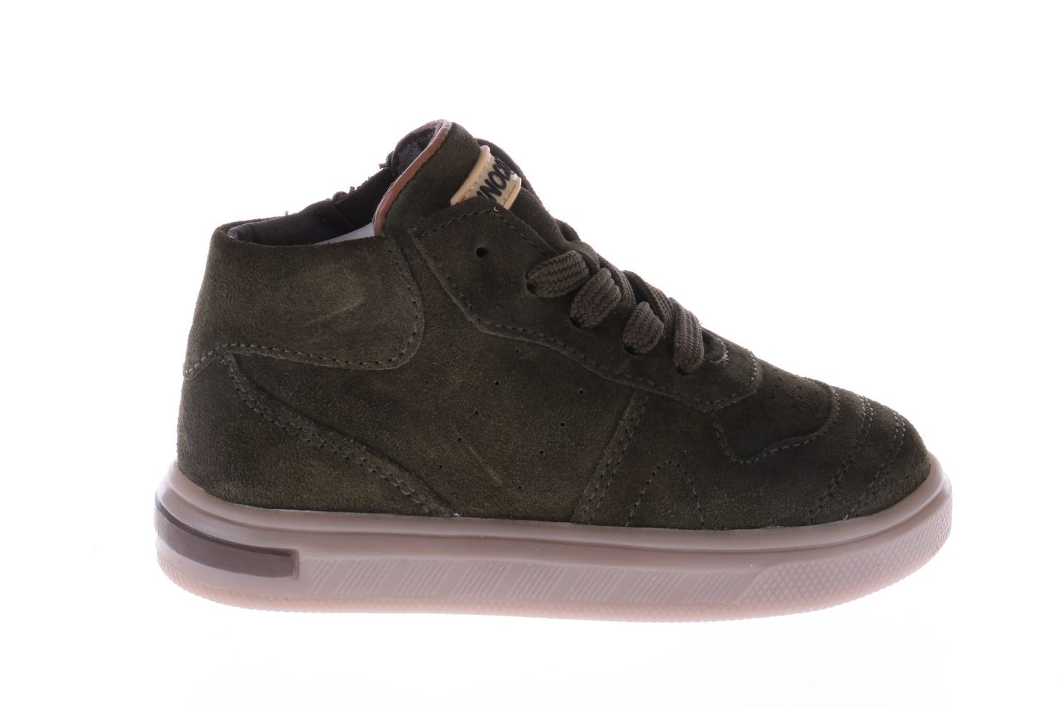 Pinocchio halfhoge sneaker - olijfgroen, Maat: 20