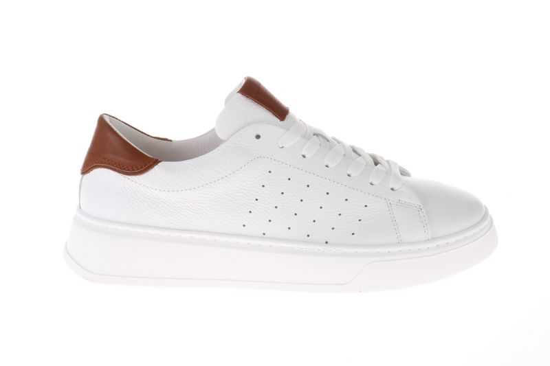 HIP sneaker - wit met cognac