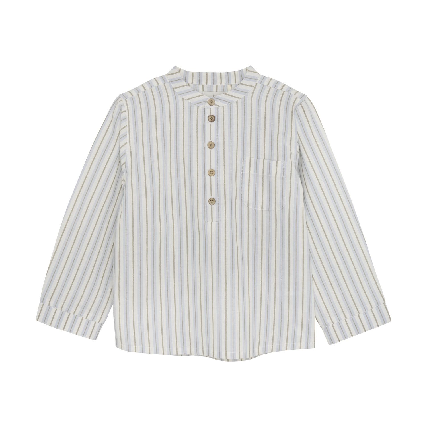 Huttelihut Blouse - Stripe Silver Sage